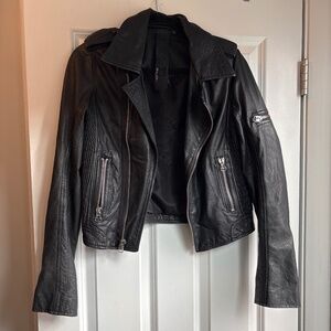 Joe’s Jeans Leather Moto Jacket